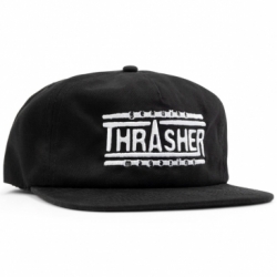 Thrasher Genuine Logo Snapback Black Casquette