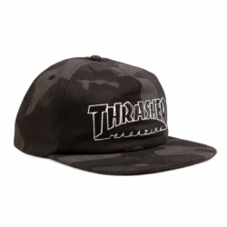 Thrasher Outlined Snapback Camo Casquette