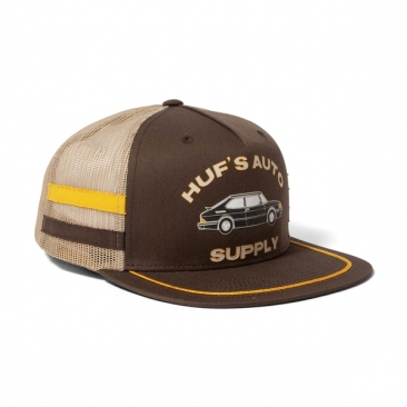 HUF Hufs Auto Supply Trucker Brown Casquette