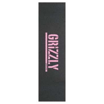 Grizzly Stamp Print Pink 9 X 33 Grip