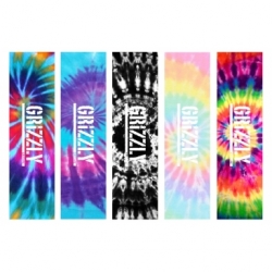 Grizzly Stamp Tie Dye Assorted 9 X 33 Grip