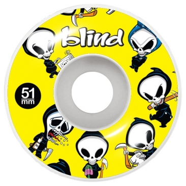 Blind 51mm Reaper Wallaper Yellow 101a Wheels