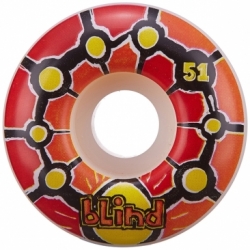 Blind 51mm Round Space V2 Red Orange 101a Wielen