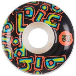 Blind 53mm Og Stacked Black 101a Wheels