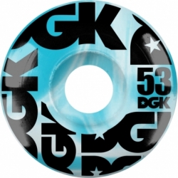 DGK 53mm Swirl Formula Blue 101a Rodas