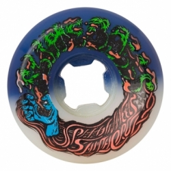 Santa Cruz 53mm Hairballs 50-50 W Blu 95a Wheels