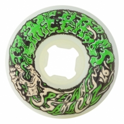 Santa Cruz 54mm Vomit Ii White Green 97a Wielen