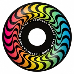 Spitfire 52mm F4 99d Trippy Swirl Rad Blk Wheels