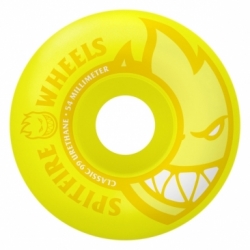 Spitfire 54mm Classic Neon Bighead Yellow Wheels