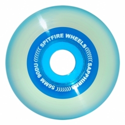 Spitfire 56mm 90d Sapphire Clr Blue Wheels