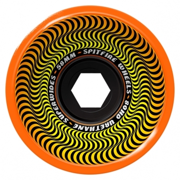 Spitfire 58mm 80hd Superwides Orange Wheels