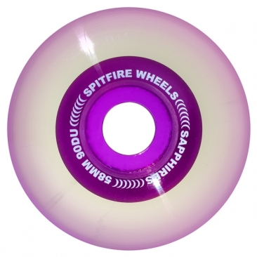 Spitfire 58mm 90d Sapphire Clr Purple Wielen