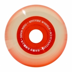 Spitfire 58mm Sapphires Sci Fi Clear Red Wielen