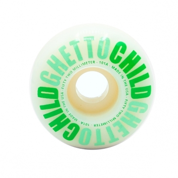 Ghetto Child 52mm Classic Logo Green 101a Ruote