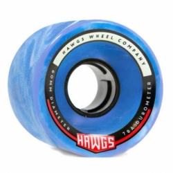 Hawgs 60mm Chubby 78a Blue White Wheels