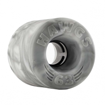 Hawgs 63mm Doozies Grey White Swirl 78a Ruote