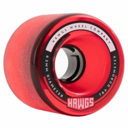 Hawgs 63mm Fatty 78a Clear Red Roues