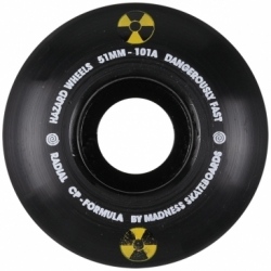 Hazard 51mm Swirl Cp Radial Black 101a Wheels