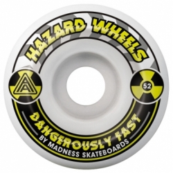 Hazard 52mm Alarm Conical Wht Yellow 101a Ruedas