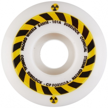 Hazard 54mm Sign Conical Surelock 101a Wheels