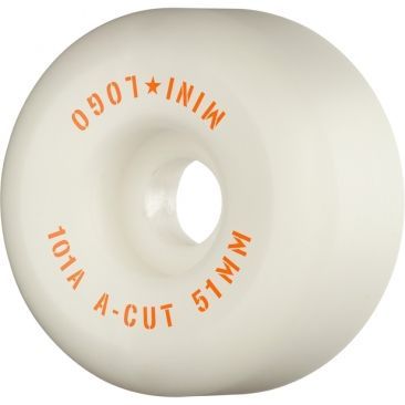 Mini Logo 51mm A-cut Ii 101a White Roues