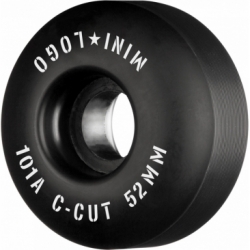 Mini Logo 52mm C-cut Ii 101a Black Rodas