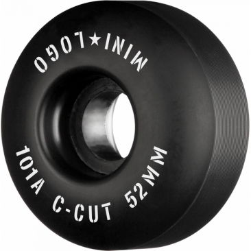 Mini Logo 52mm C-cut Ii 101a Black Roues