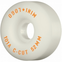 Mini Logo 52mm C-cut Ii 101a White Ruedas