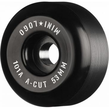 Mini Logo 53mm A-cut Ii 101a Black Roues