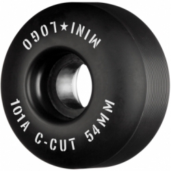 Mini Logo 54mm C-cut Ii 101a Black Ruedas