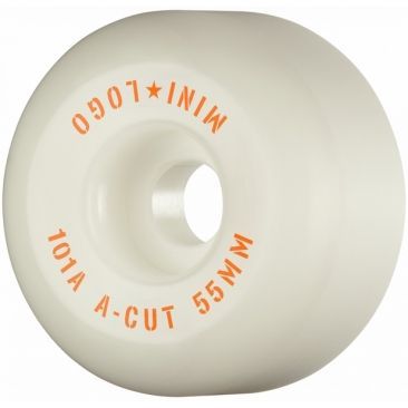 Mini Logo 55mm A-cut Ii 101a White Roues