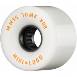 Mini Logo 55mm Awol White 80a Ruote