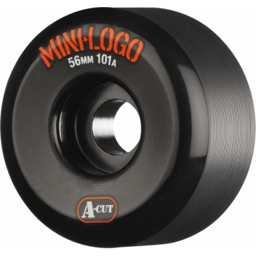 Mini Logo 56mm A-cut 95a Hybrid White Wheels