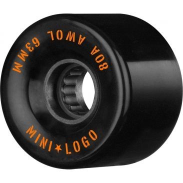 Mini Logo 63mm Awol 80a Black Roues