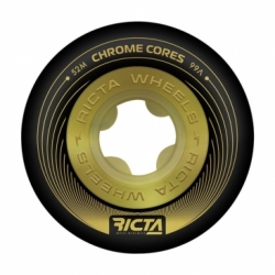 Ricta 52mm Chrome Core Black Gold 99a Wheels