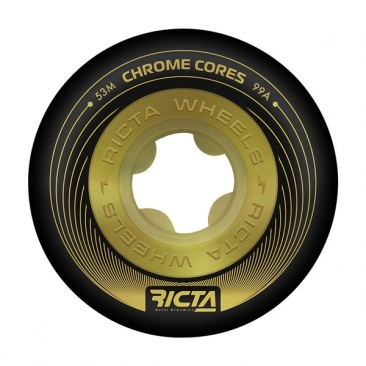 Ricta 53mm Chrome Core Black Gold 99a Ruedas