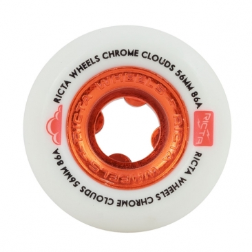 Ricta 56mm Clouds Chrome Red 86a Roues