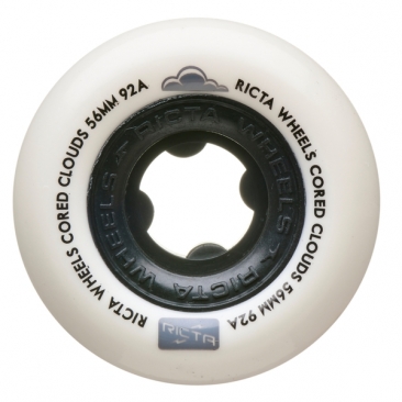 Ricta 56mm Cored Clouds Black 92a Rodas