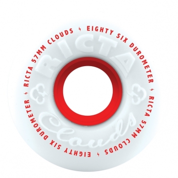 Ricta 57mm Clouds 86a Red 86a Roues