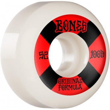 Bones 100s 52mm V5 4 White Sidecut Ruedas