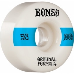 Bones 100s 53mm V4 14 White Wide Ruote