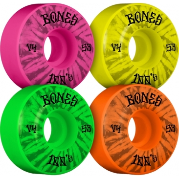 Bones 100s 53mm V4 Party Pack 5 Assorted Wheels