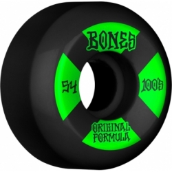 Bones 100s 54mm V5 4 Black Sidecut Roues