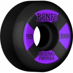 Bones 100s 55mm V5 4 Black Sidecut Räder