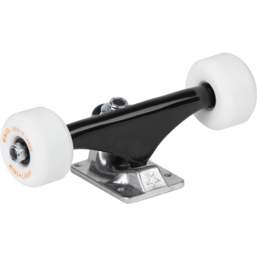 Mini Logo 7.13 Black Raw - 53mm White Trucks