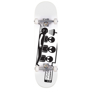 Alien Workshop 7.75 Abduction White Komplettes Skateboard