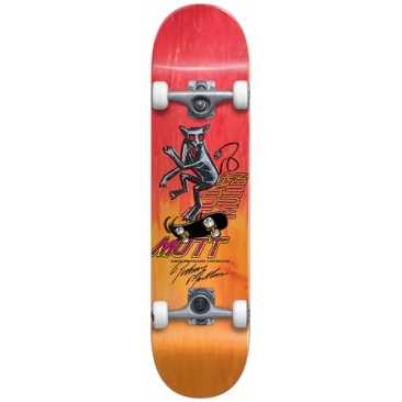 Almost 7.375 X 29.78 Mini Mutt Multi Skateboard complet