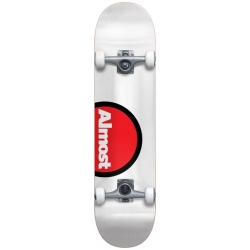 Almost 7.625 X 31.25 Off Side White Complete skateboard