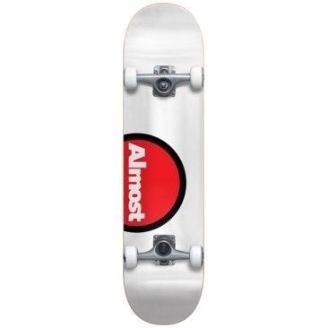 Almost 7.625 X 31.25 Off Side White Complete skateboard