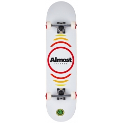 Almost 7.625 X 31.25 Reflex White Complete skateboard